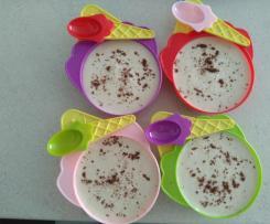 Lodowy deser jabłkowo-orzechowy