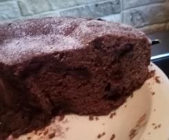 Czekoladowe ciasto z czereśniami