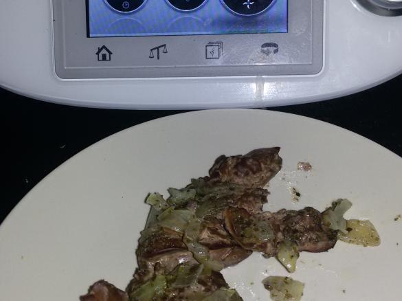 Fit wątróbka na parze.