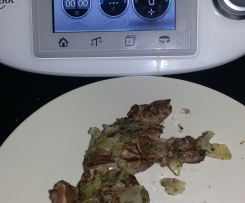 Fit wątróbka na parze.