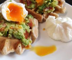 Gofry wytrawne  z guacamole