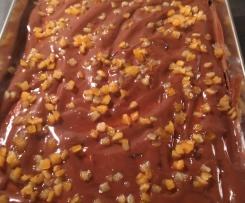 Sernik z masłem orzechowym