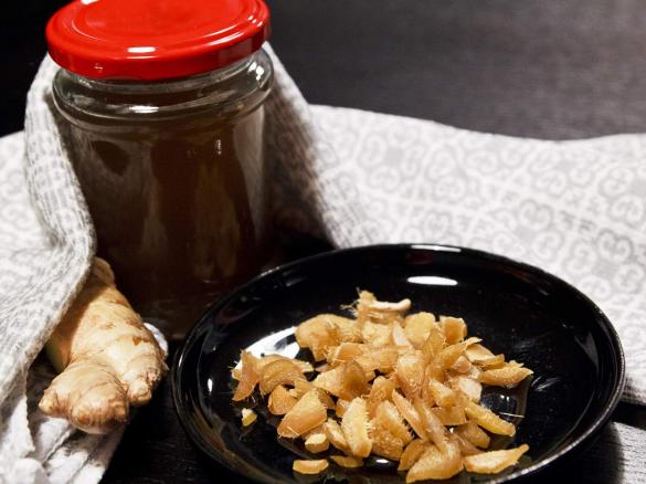 Syrop imbirowy na chłodne dni i/lub do piwa
