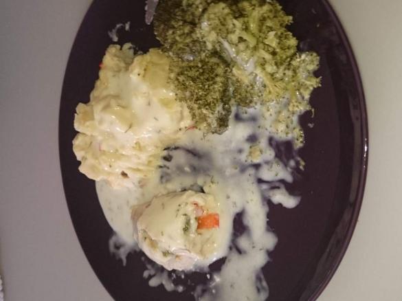 roladki z piersi kurczaka z papryką i ogórkiem 