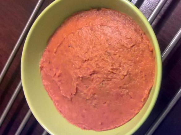 pasta z dyni i suszonych pomidorów