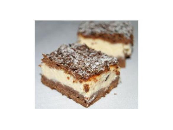 świąteczny sernik na kakaowym spodzie