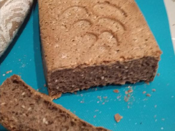 Chleb gryczany (bez jaj, bez, glutenu, bez mleka)