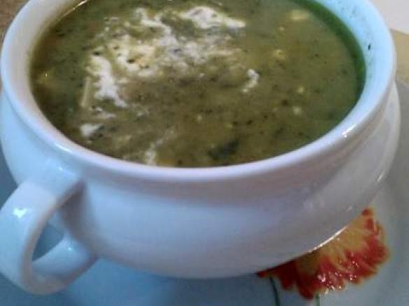 Zupa szpinakowa 