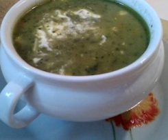 Zupa szpinakowa 