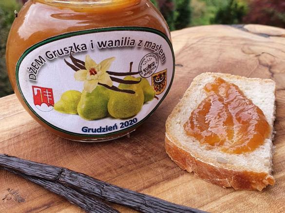 Dżem z gruszek i karmelu, z nutą wanilii