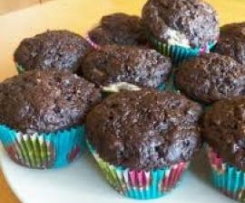 Muffinki czekoladowe z kremowym serkiem :-)