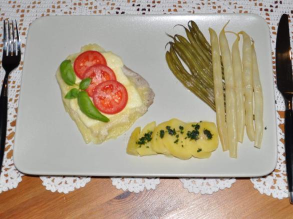 schab w plastrach pod pierzynką