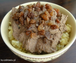 Kasza jaglana z makiem i bakaliami