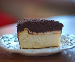 Sernik pod czekoladową kołderką