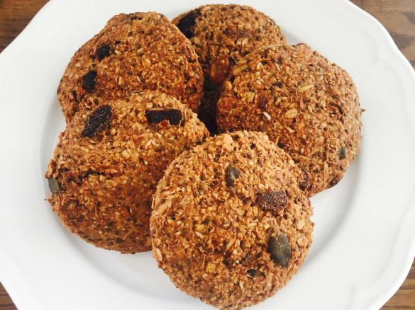 Pełnowartościowe ciastka owsiane