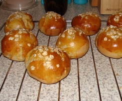 Bułeczki pszenno - owsiane