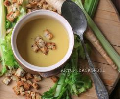 KREM Z SELERA NACIOWEGO I PIECZONEGO ZIEMNIAKA