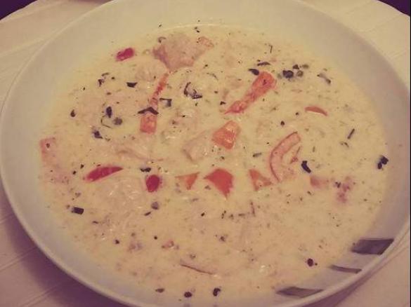 Śmietanowa potrawka z kurczaka