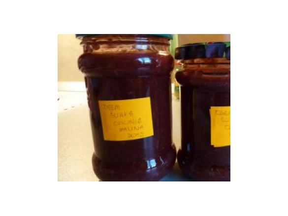 Dżemik śliwkowo-malinowy :-)