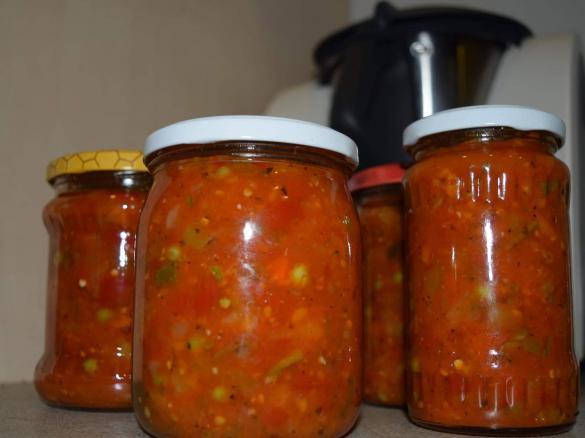 Sos warzywny do makaronu/mięsa na zimę