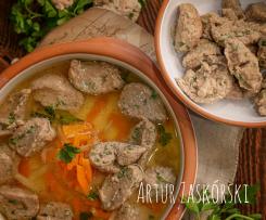 KLUSECZKI  WĄTROBIANE DO ROSOŁU