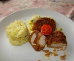 Filet z kurczaka w papryce z dodatkiem pora