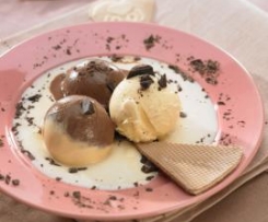 Lody czekoladowo-waniliowe