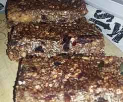 Batony czekoladowo-orzechowe