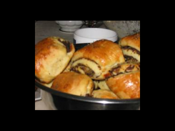 Świąteczne paszteciki z pieczarkami i kapustą :-)