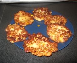 Placki ziemniaczane z kiełbasą