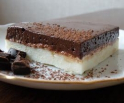 Sernik z puszystą masą baaardzo czekoladową