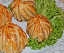 Kulki mięsne w cieście francuskim