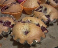 Muffin / babeczki truskawka z mlekiem sojowym