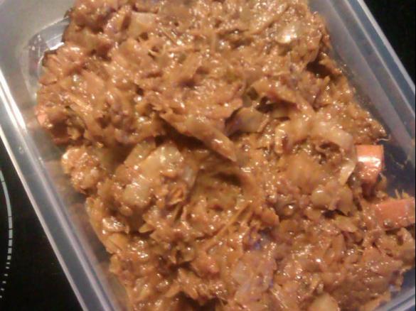 Wegański bezglutenowy BIGOS wytrawny.