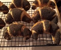 Rogale z makiem jak z piekarni