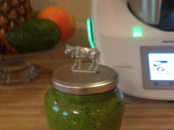 Sos Verde (zielony) z makaronem penne lub spagetti