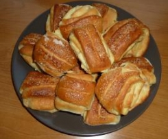 Pomarańczowe drożdżówki z twarożkiem :-)