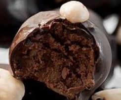 Trufle czekoladowo-miodowe z twarogu