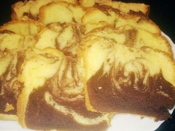 Babka Marmurkowa na majonezie w silikonowej formie