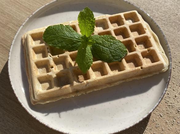 Wegańskie gofry z tofu - na słodki i na wytrawnie