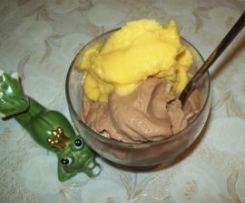 Kakaowo-owocowe szaleństwo(lody sorbetowe)