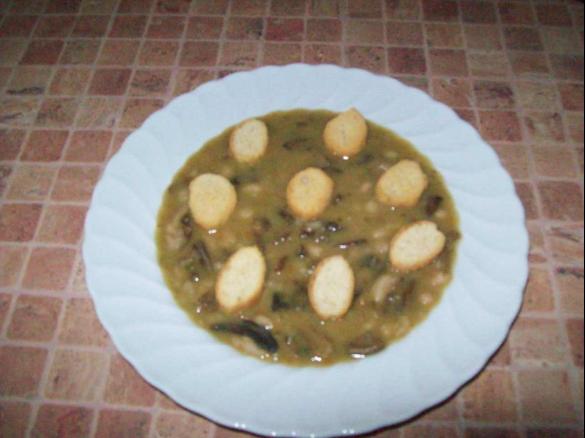 Fasolowa z prawdziwkami