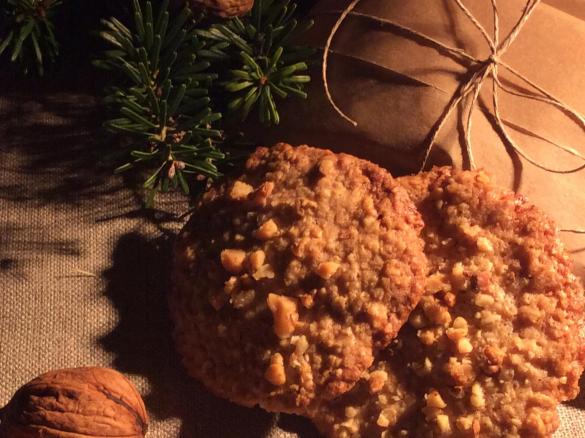 Ciasteczka owsiane z orzechami