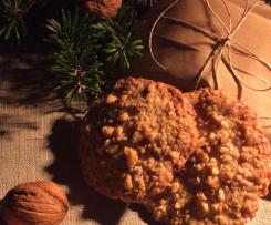 Ciasteczka owsiane z orzechami