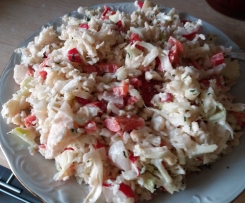 Surówka z kalafiora i kapusty pekińskiej