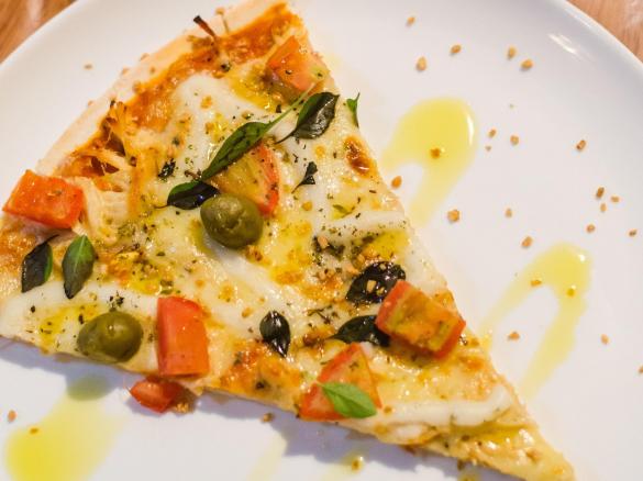 Najlepsza Wegetariańska Keto Pizza