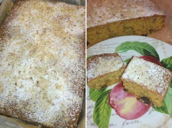 Ciasto marchewkowe z bakaliami