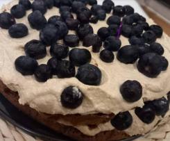 KETO tort borówkowy tahini