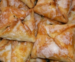 Drożdżowe koperty z nadzieniem jabłkowym