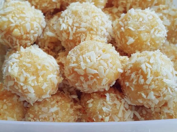 Trufle kokosowe z białą czekoladą